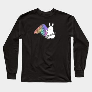 Bun-Winged Angel Long Sleeve T-Shirt